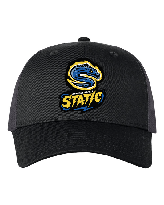 Static Mesh-Back Twill Trucker Cap